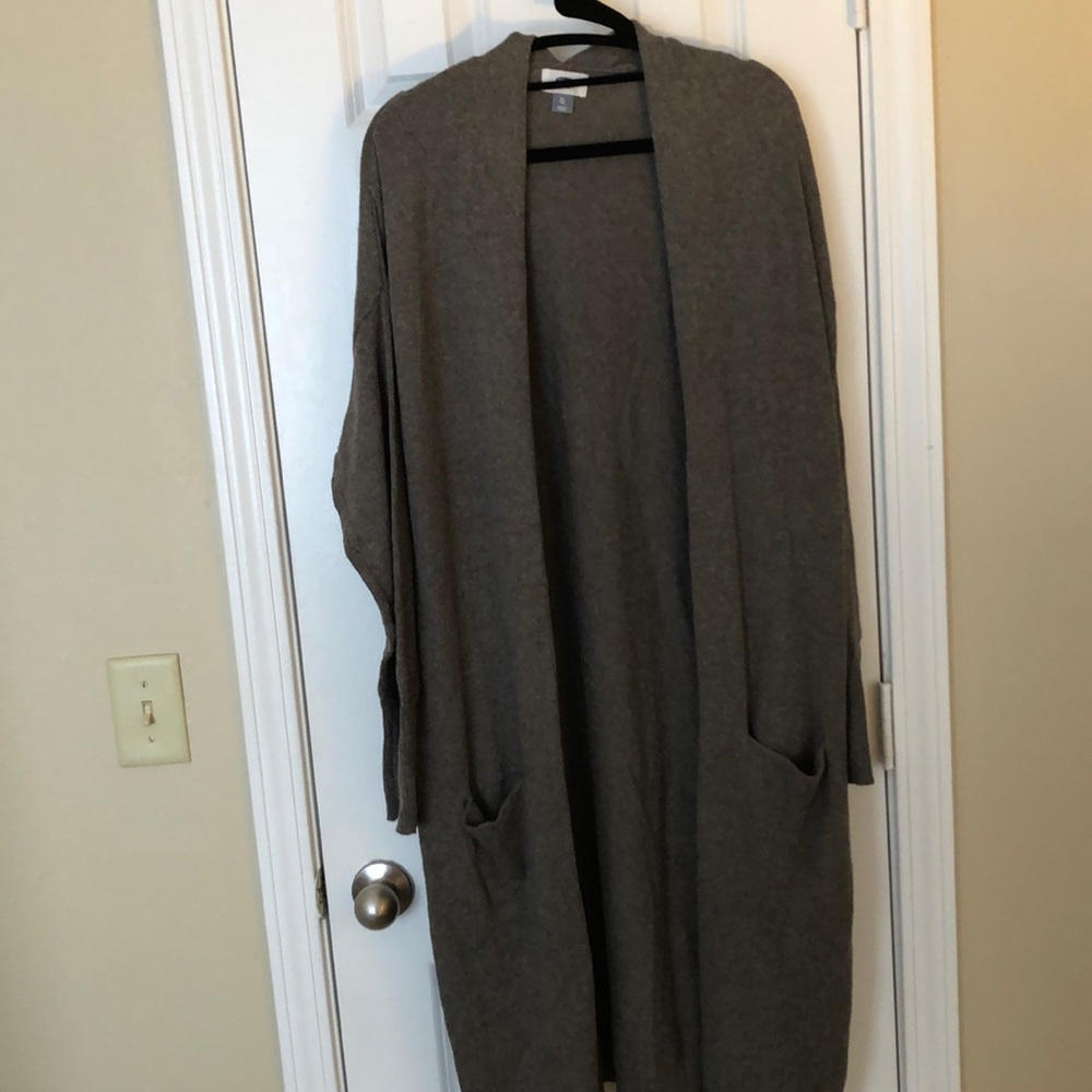 Oversized Gray Cardigan